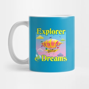 Steampunk Dirigible Explorer of Dreams Mug